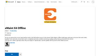 Get eMaint X4 Offline - Microsoft Store