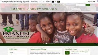 Emanuel County Schools: Home