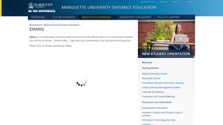 eMarq University Email // Marquette University Distance Education ...