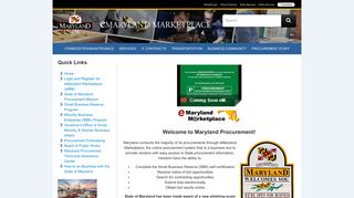 eMaryland Marketplace - Maryland's Online Procurement System