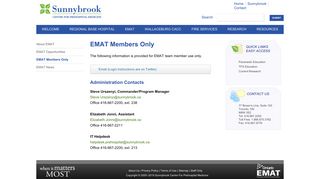 EMAT Members Only - Sunnybrook Center for Prehospital Medicine