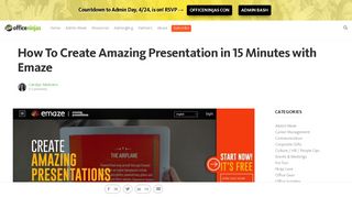 How To Create Amazing Presentation in 15 Minutes with Emaze ...