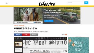 A Review of emaze, a Free Presentation Maker - Lifewire
