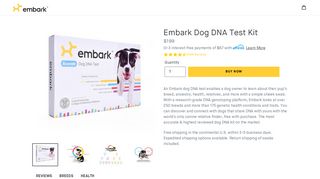 Embark Dog DNA Test Kit – Embark Vet