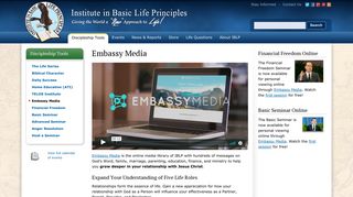Embassy Media | Institute in Basic Life Principles