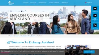 English Courses in Auckland | Embassy English Schools