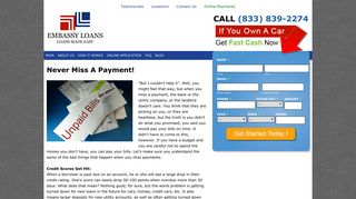 Never Miss A Payment! - Embassy Loans