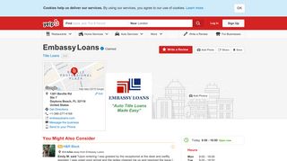 Embassy Loans - Title Loans - 1301 Beville Rd, Daytona Beach, FL ...