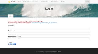 Log in | EMBC+