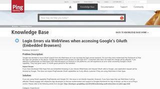 Login Errors via WebViews when accessing Google's OAuth ...
