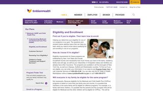 Eligibility and Enrollment - EmblemHealth