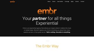 Embr | Experiential, Staffing and Events