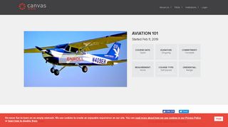 Aviation 101 - Canvas Network | Free online courses | MOOCs