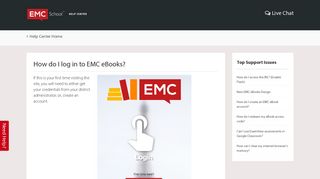 How do I log in to EMC eBooks? - EMC School