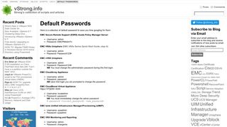 Great collection of default logins and passwords | vStrong.info
