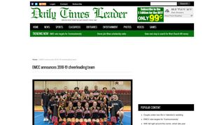 EMCC announces 2018-19 cheerleading team | The Daily Times Leader