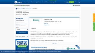 Latest EMCOR UK jobs - UK's leading independent job site - CV ...