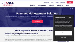 Payment Management Solutions | Change Healthcare