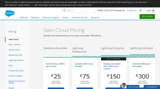 Sales Cloud CRM: Pricing & Editions - Salesforce EMEA