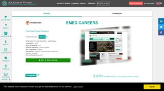Biotechnology job site in UK | Emed Careers | Jobboard Finder
