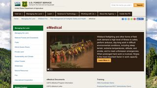 eMedical | US Forest Service