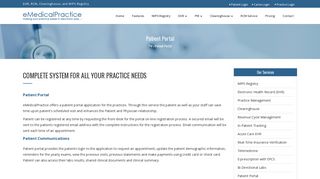 Patient Portal - eMedicalPractice