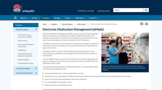 Electronic Medication Management (eMeds) - eHealth NSW