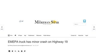 EMEPA truck has minor crash on Highway 19 | Local News ...