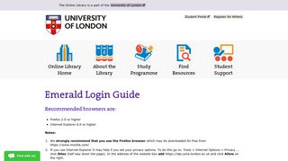 Emerald Login Guide | The Online Library