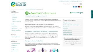 Emerald | Emerald eJournals Collections - Emerald Group Publishing