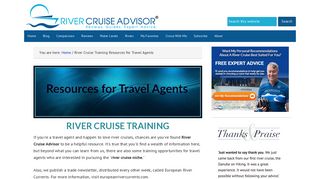River Cruise Training Resources for Travel Agents