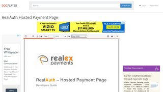 RealAuth Hosted Payment Page - PDF - DocPlayer.net