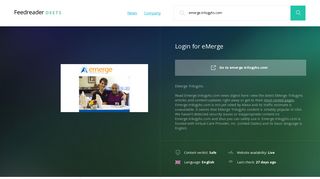 Get Emerge.trilogyhs.com news - Login for eMerge - Deets Feedreader