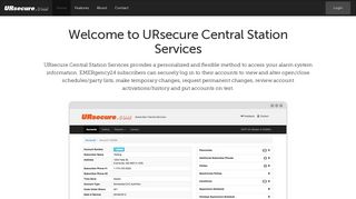 URsecure | Welcome to the URsecure Central Station Services