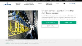 Guardian Support for AMS Device Manager | Emerson US