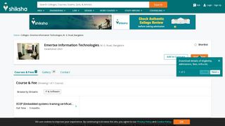 Emertxe Information Technologies, Bangalore - Courses, Placement ...
