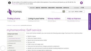 myhomeonline: Self-service - emh homes