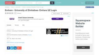 Emhare - University of Zimbabwe- Emhare UZ Login (Harare ...