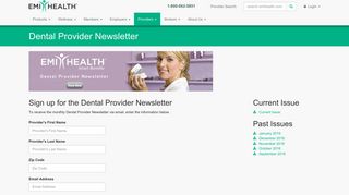 EMI Health | Providers | Dental Provider Newsletter