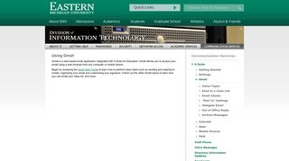 IT - Eastern Michigan University