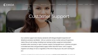 Customer Support - Emida