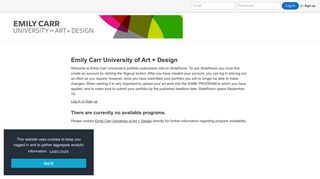 SlideRoom: Emily Carr University of Art + Design