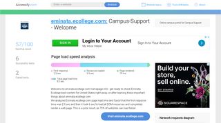 Access eminata.ecollege.com. Campus-Support - Welcome
