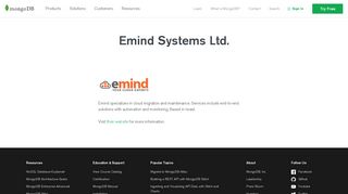Emind Systems Ltd. | MongoDB