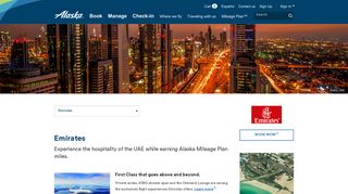 Fly Emirates - Airline partners - Mileage Plan | Alaska Airlines