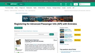 Registering for Advanced Passenger Info (API) with Emirates ...