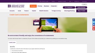 Credit Card e-statements - Emirates Islamic Bank