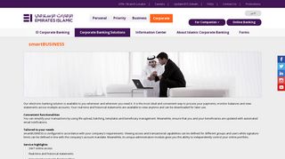 smartBUSINESS - Corporate Banking | Emirates Islamic