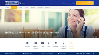 Account to Account Transfer Money Online | Emirates NBD