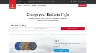 Change your Emirates flight | Emirates